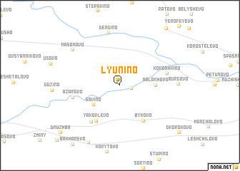 map of Lyunino