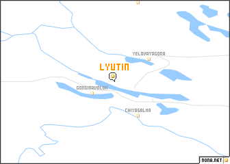 map of Lyutin