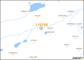 map of Lyutka