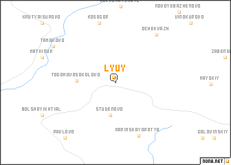 map of Lyuy