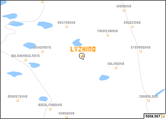 map of Lyzhino