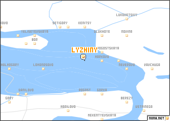 map of Lyzhiny