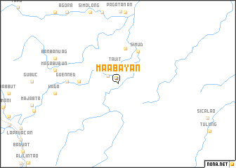 map of Maabayan