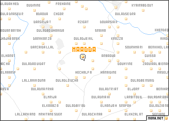 map of Maadda