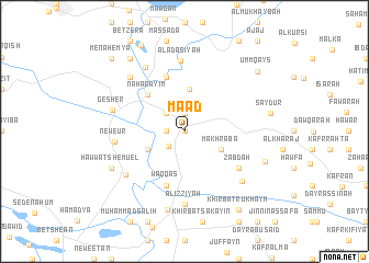 map of Ma‘ād