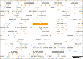 map of Maaijkant