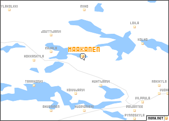 map of Maakanen