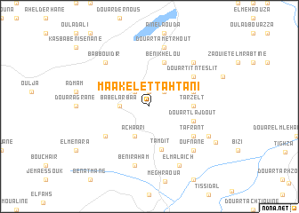 map of Maakel et Tahtani