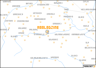 map of Maala Džine