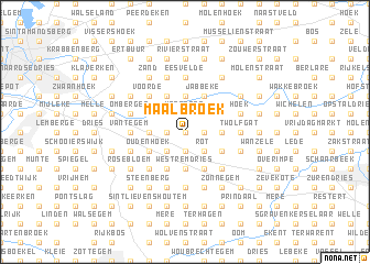 map of Maalbroek