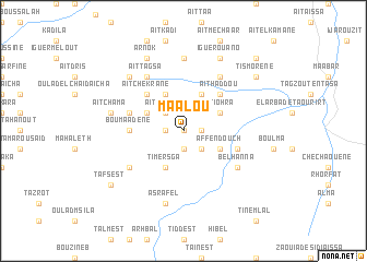 map of Maalou