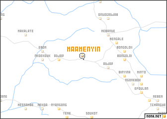 map of Maamenyin