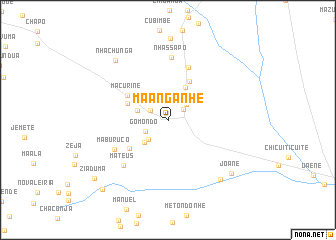 map of Maanganhe