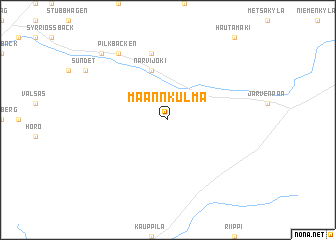 map of Maannkulma