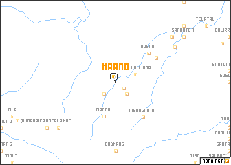 map of Maano