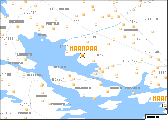 map of Maanpää