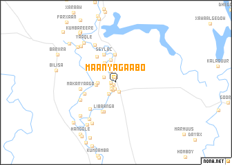 map of Maanyagaabo