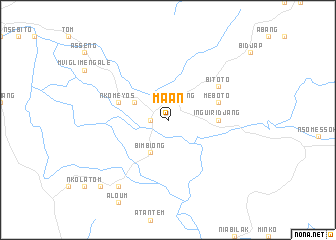 map of Maan