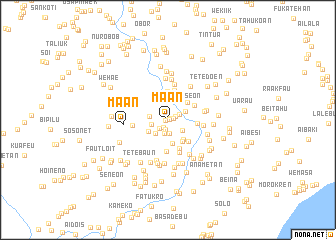 map of Maan