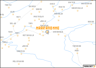 map of Määranõmme