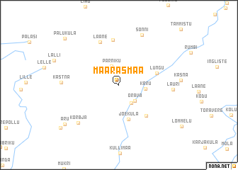map of Määrasmaa