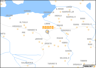 map of Määra