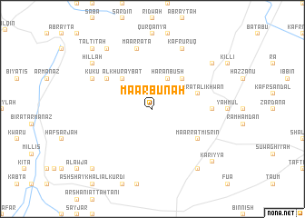 map of Ma‘arbūnah