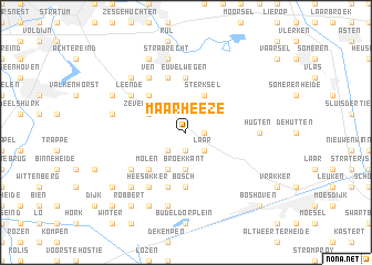 map of Maarheeze