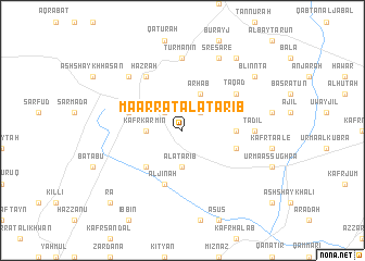 map of Ma‘arrat al Atārib