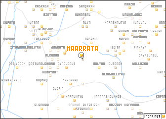 map of Ma‘arrātā