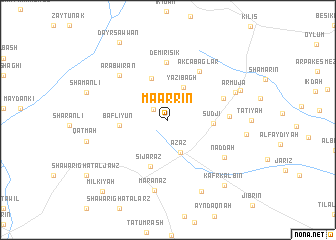 map of Ma‘arrīn