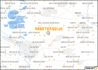 map of Maartensdijk