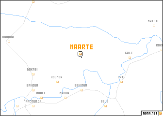 map of Maarté