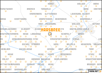 map of Maasbree