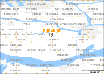 map of Maasdam