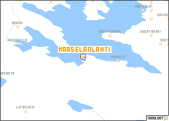 map of Maaselänlahti