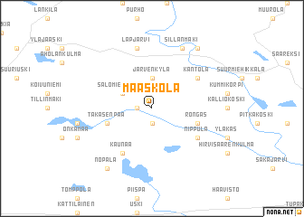 map of Maaskola