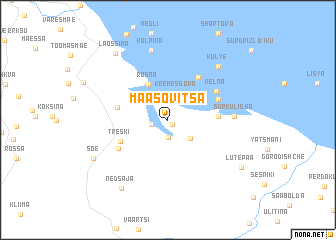 map of Määsovitsa
