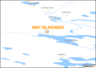 map of Määttälänvaara