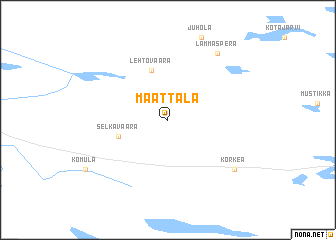 map of Määttälä