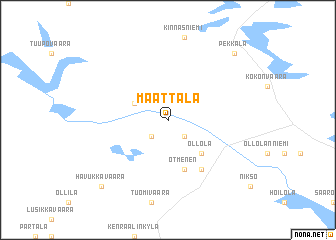 map of Määttälä