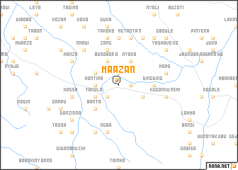 map of Maazan