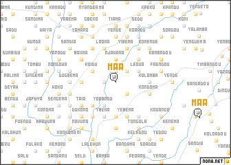 map of Maa