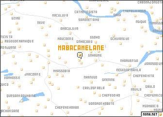 map of Mabaca Melane