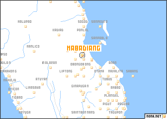 map of Mabadiang