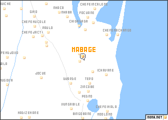 map of Mabage