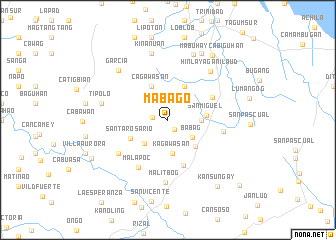 map of Mabago