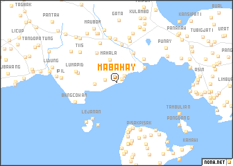 map of Mabahay