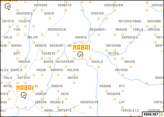 map of Mabai