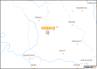 map of Mabaka